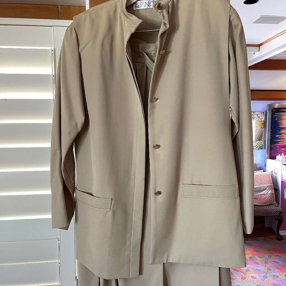 Gianni Versace Vintage Skirt Suit Womens Size 40/44 -First Collections 1980s